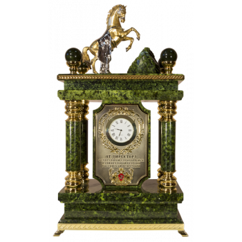 Часы каминные с символикой «Росгвардии»